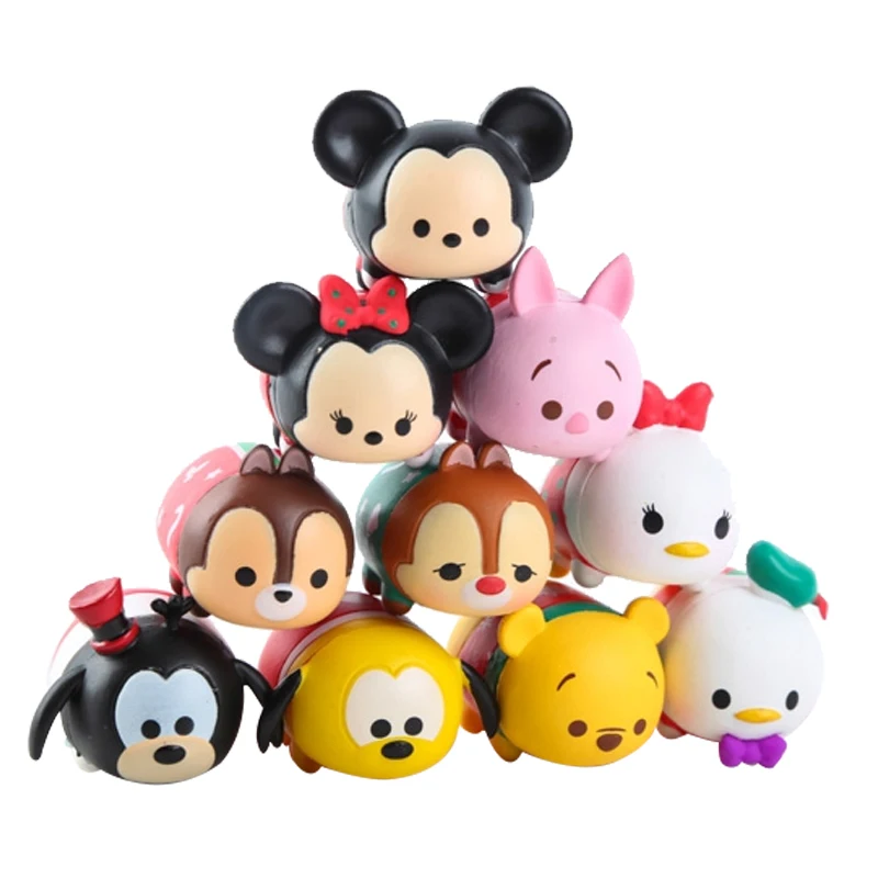 Мини фигурка куклы Disney Tsum набор Минни Микки Дейзи Дональд Дак гофей поросят Дейл
