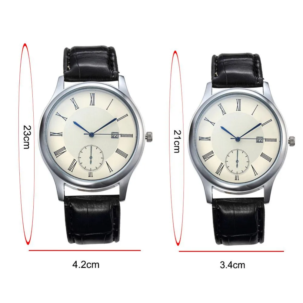 Классические часы Мода Hodinky Мужские Роскошные Кварцевые наручные с ремешком из