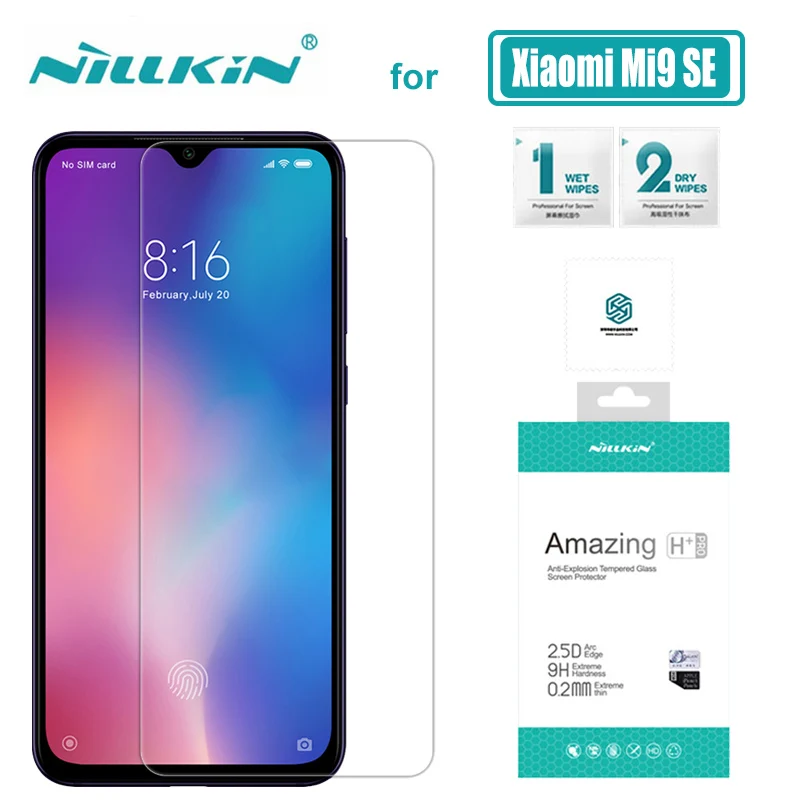 NILLKIN для Xiaomi mi 9 SE Стекло 9 H+ Pro закаленное стекло экран протектор ультра-тонкий для Xiaomi mi 9 SE Nilkin HD стеклянная плёнка
