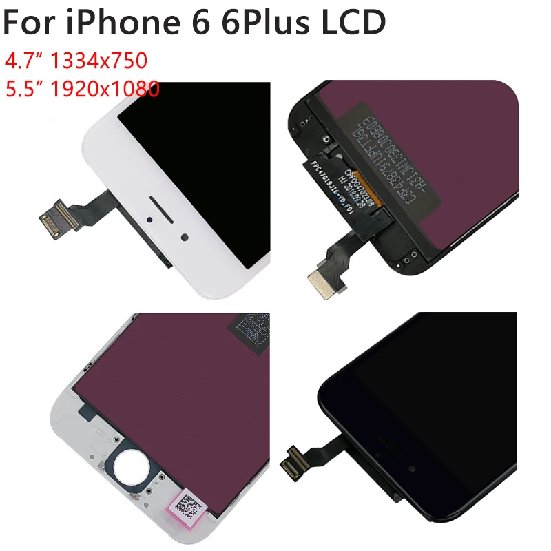4," /5,5" оригинальное качество для iPhone 6 A1549 A1586 A1589 ЖК-дисплей сенсорный экран в сборе с 3 подарками для iPhone 6 Plus lcd