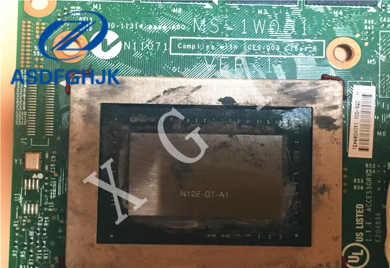 Оригинальная Фотокарта для ноутбука MSI GT60 GT70 графическая видеокарта GTX670M