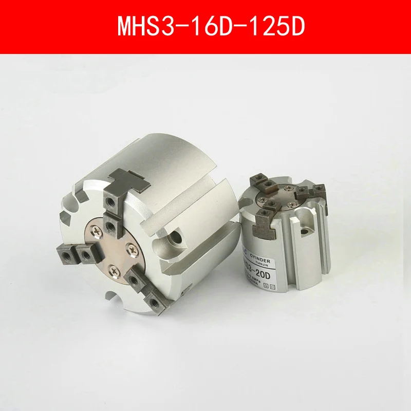 

MHS3 16D 20D 25D 32D 40D 50D 63D 80D 100D 125D Parallel Style Air Gripper 3 Finger Double Action Rotating Cylinder Bore 16-125mm