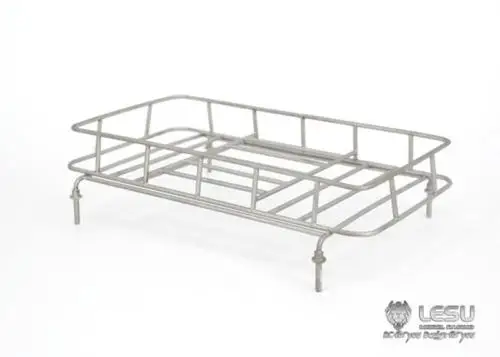 LESU металлическая крыша кабины холщовая рама 1/14 Tmy DIY RC трактор Sca модель грузовика