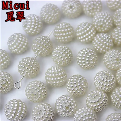 Ivory color Micui 50 шт. 10 мм круглый, со смешанными цветами бусины ABS имитация жемчуга установлен съемный тип для одежды пакет обуви ремесла DIY MC690 - Цвет: Ivory color