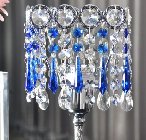 

60pcs BLUE GREEN GLASS CHANDELIER CRYSTALS PRISMS HANGING SUNCATCHER SHIPPING FREE