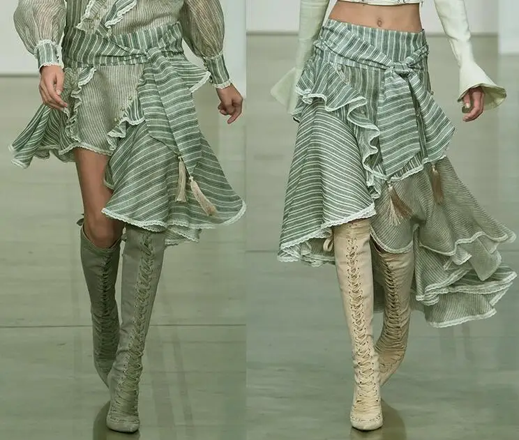 Бесплатная доставка желто-зеленый в полоску пряжи мягкий тюль кружевной ткани