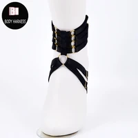 sexy fashion feet harness cage women gold color accessories body harness belt ankle adjustable harness belt