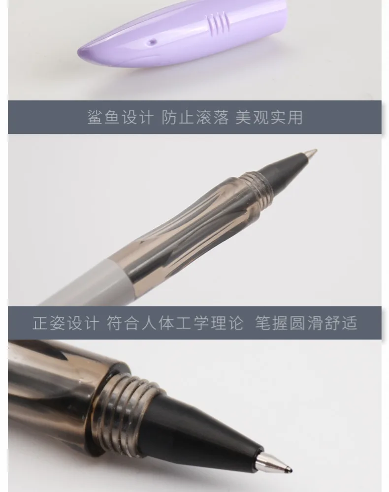 Цветная гелевая ручка JINHAO Cute Shark cap Jinhao черные чернила 0 5 мм нейтральные ручки