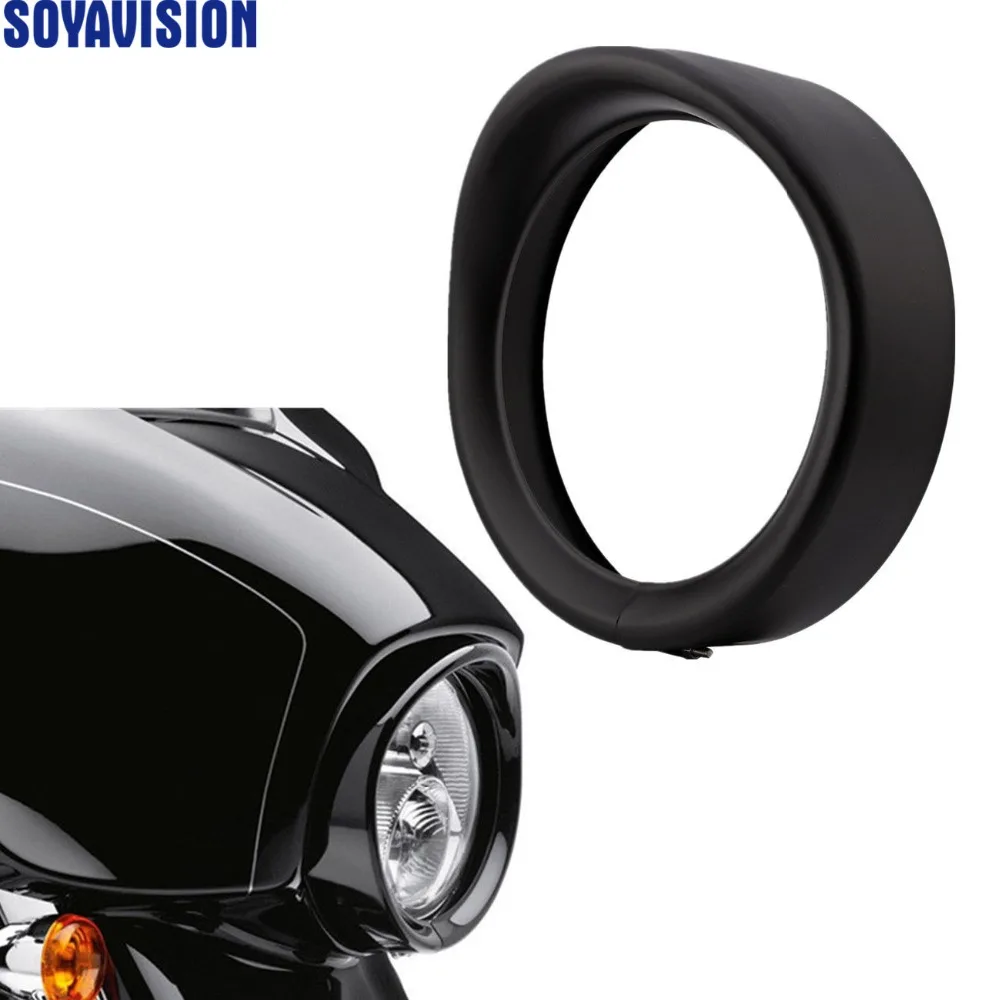 Мотоцикл аксессуары 7 дюймовый круглый светодиодный фар для Harley Touring Road King Electra Glide
