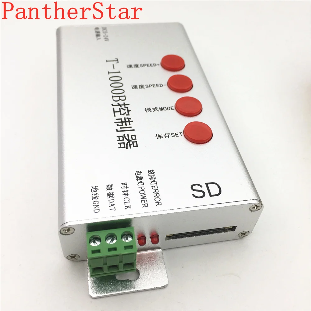 Бесплатная доставка DC5V-24V T1000B SD карты WS2801 WS2811 WS2812B LPD6803 8806 светодиодный полосы T-1000B