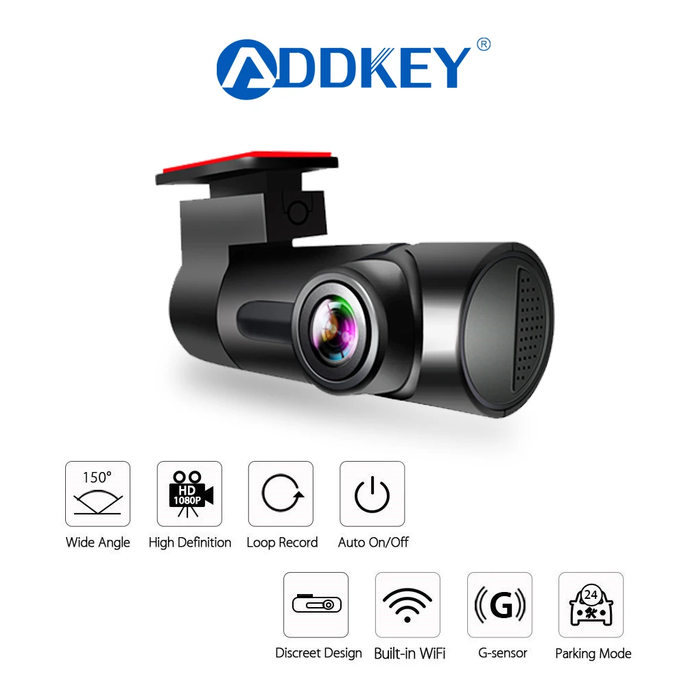 Автомобильный видеорегистратор ADDKEY Wi Fi 1080P ночная версия Novatek