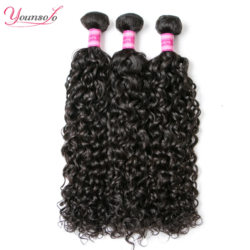 Индийский Вьющиеся Волосы Кружева Фронтальная Закрытие С Пучками Индийские Воды