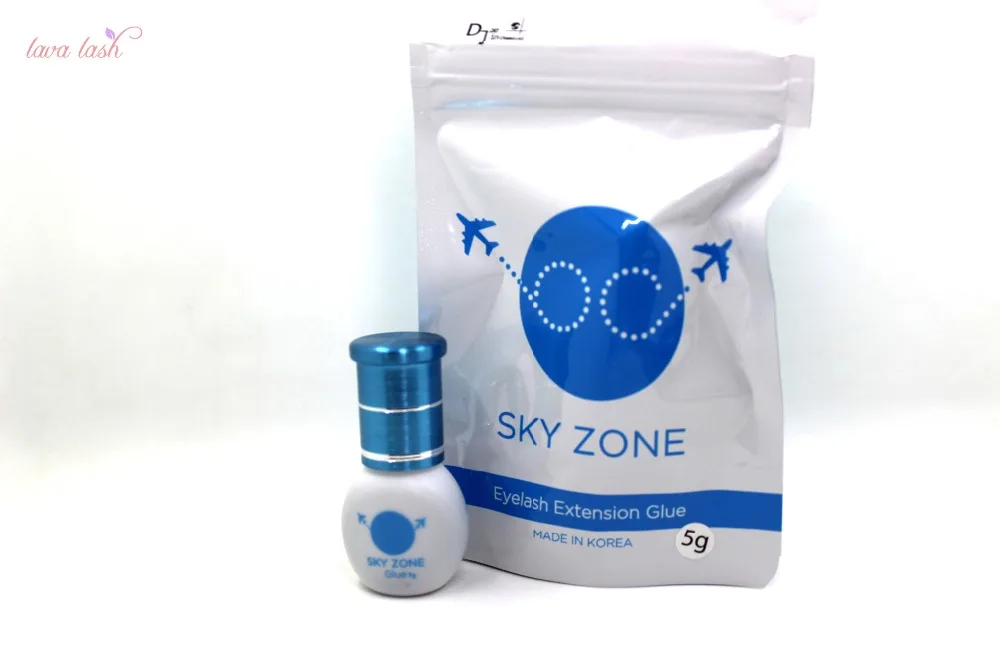 Южная Корея сильнейший Sky Zone клей для ресниц 5 мл 10 бутылок/лот бренд быстросохнущий клей