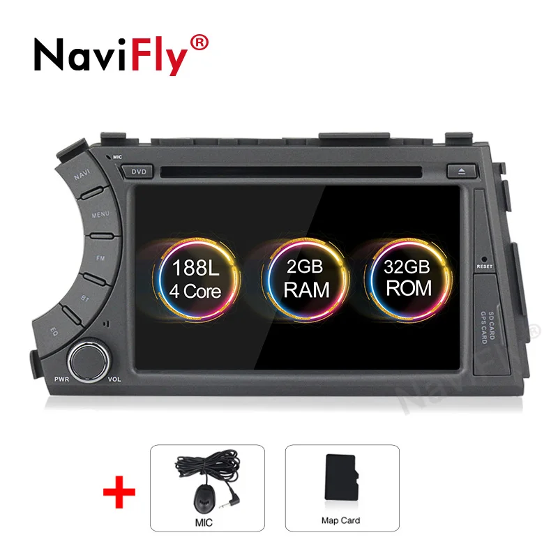 Car dvd HD1024* 600 2din Android 9,1 Автомобильный dvd Радио мультимедийный плеер для Ssang yong Ssangyong Actyon Kyron аудио FM 4G wifi RDS BT SD gps - Цвет: Car dvd