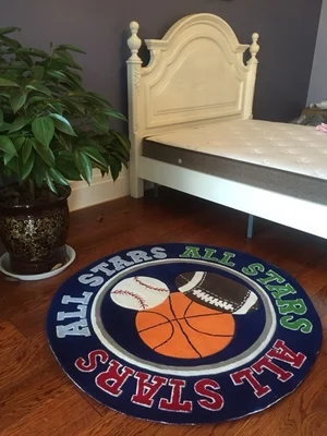 Новинка лучшее качество детский коврик круглый ковер для дома спальни игр