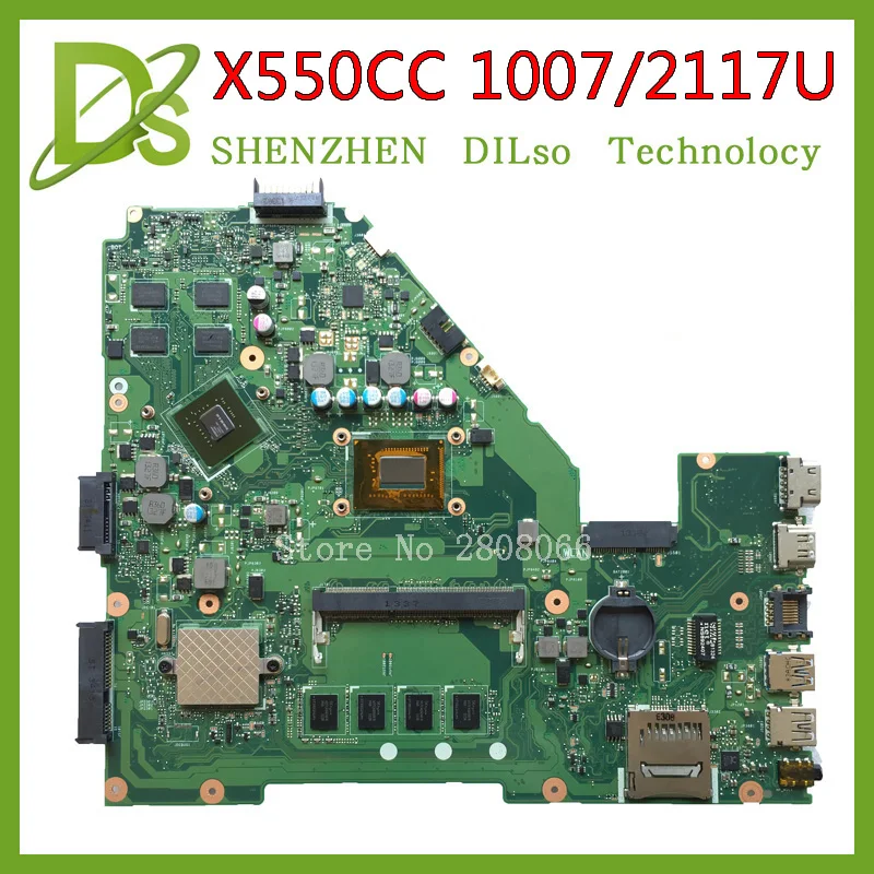KEFU X550CC материнская плата для ASUS X550CL ноутбука Y581C 1007u/2117u оригинальная REV2.0 PM тест |