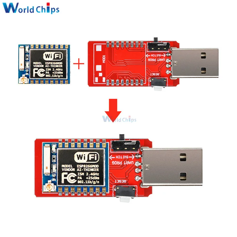 CH340 CH340G USB к ESP8266 ESP-07 модуль Wi-Fi Встроенная антенна к ttl модуль драйвера CH340G модуль беспроводной платы развития