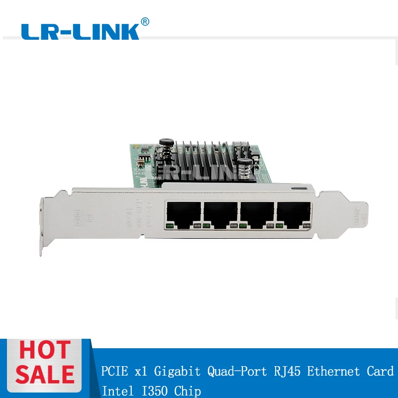 

LR-LINK 9224PT PCI Express сетевой карты (NIC) Gigabit Ethernet 10/100/1000M Quad Порты и разъёмы RJ-45 сетевой адаптер Intel I350-t4 Совместимость
