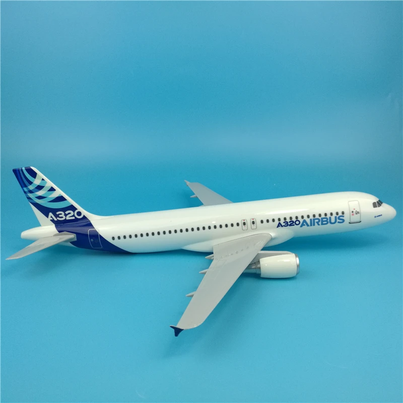 37 см Airbus A320 прототип Смола Модель самолета масштаб 1:200 литье под давлением