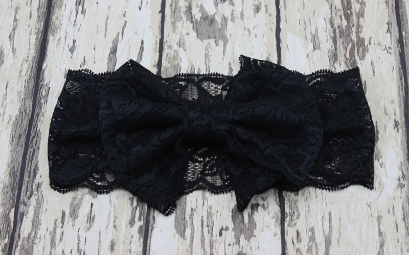 

5 pcs/lot , New Lace Bow Headwrap Wide Lace Headband 22 colors available