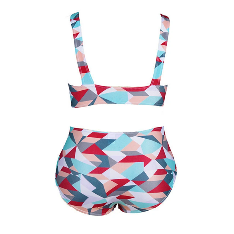 Женские комплекты бикини с высокой талией женский тренировочный купальник шорты