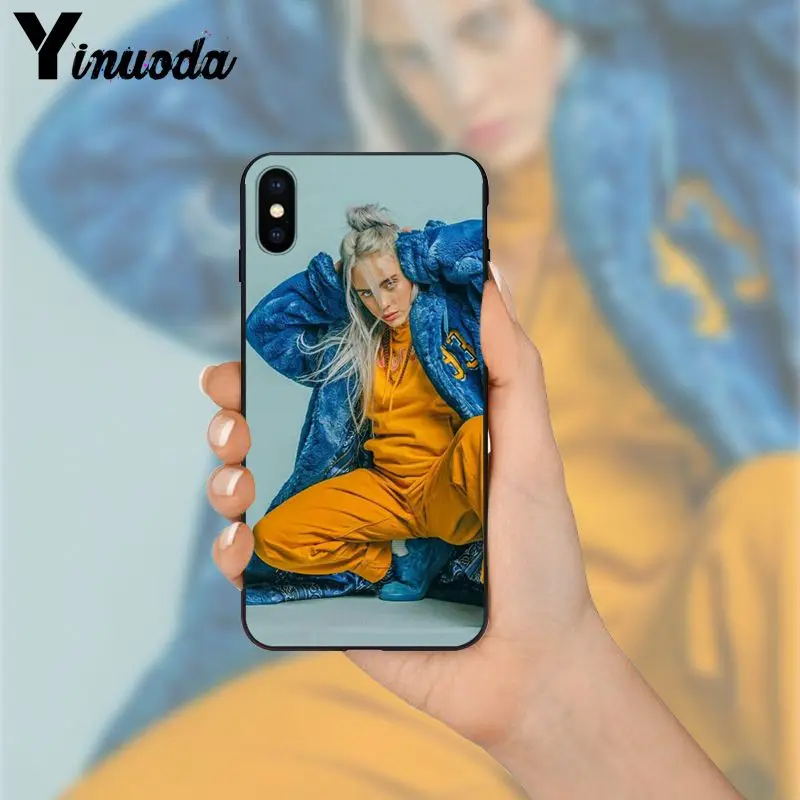 Yinuoda Billie Eilish красочные милые аксессуары для телефонов Чехол iPhone 6S 6plus 7plus 8 8Plus X Xs MAX
