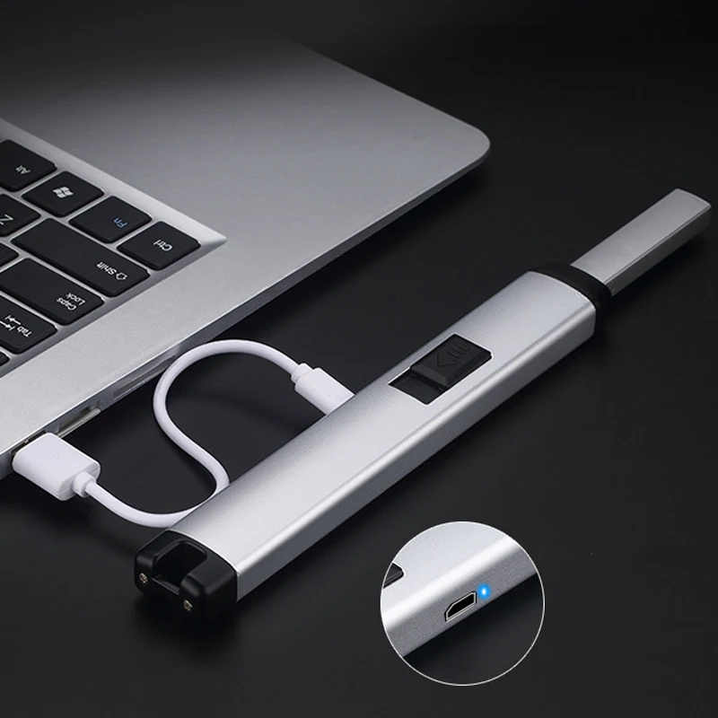 Газовая зажигалка с USB зарядкой горелка пусковое устройство/газовая плита