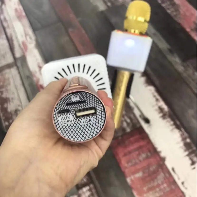 30 шт. SD-12L трещины красочный градиент света Bluetooth беспроводной микрофон для chirdren