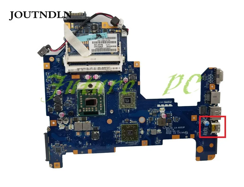 JOUTNDLN для Toshiba Satellite L670D L675D материнская плата ноутбука DDR3 K000103970 LA 6053P NALAE W HDMI & gratis CPU