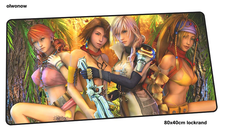 Final fantasy геймерский коврик для мыши большой 800x400x2 мм игровой коврик для мыши подарок на Хеллоуин аксессуары для ноутбука padmouse эргономичный коврик - Цвет: Size 800x400x2mm