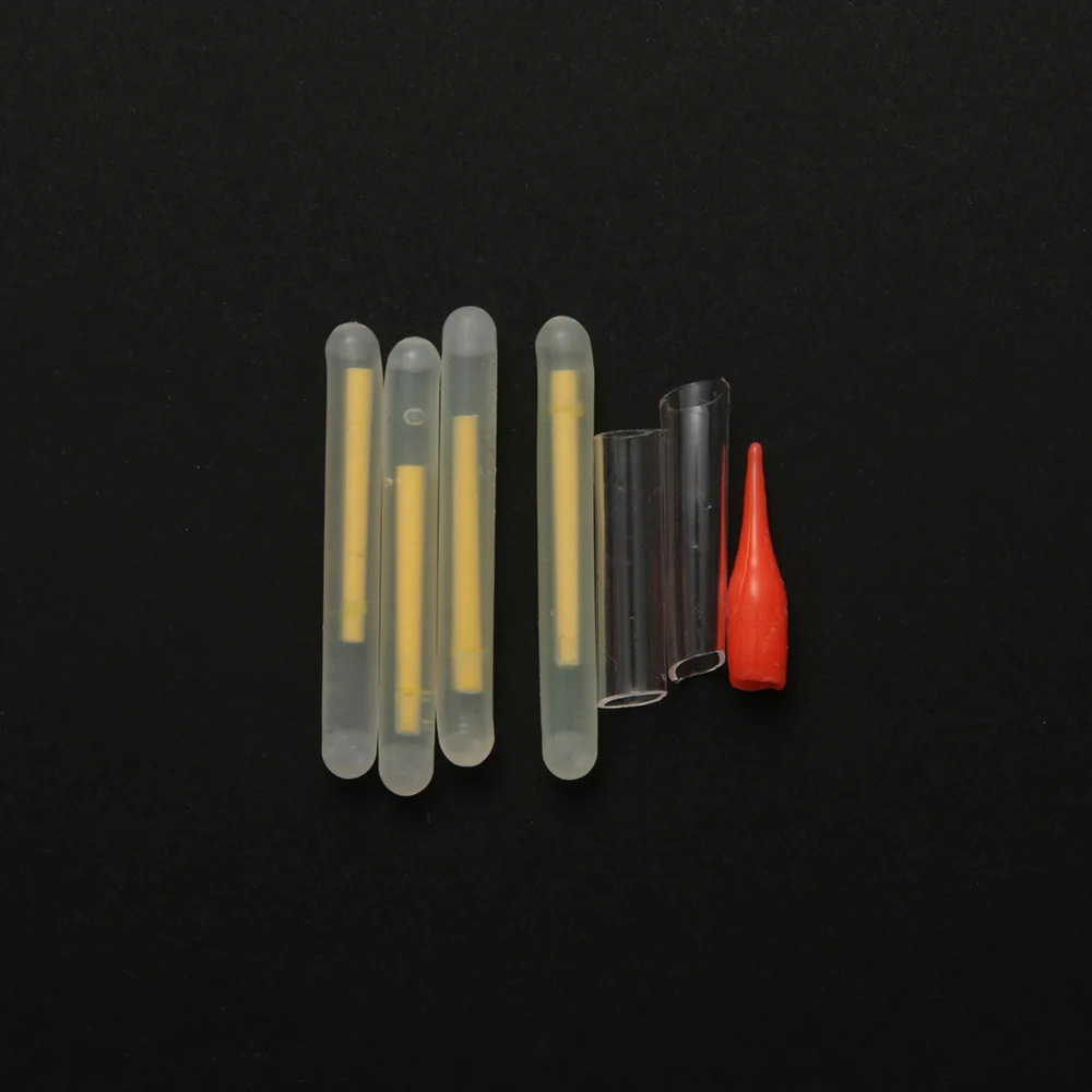 10 упаковок (50 шт.) 4 5*37/3.0*25 мм Люминесцентная Lightstick стержень огни поплавок для