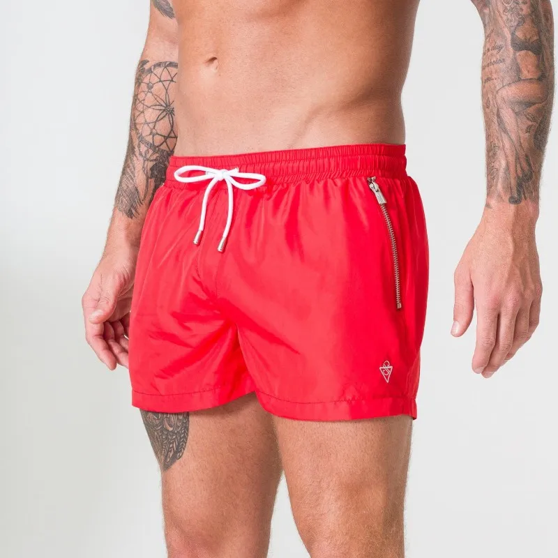 Брендовые быстросохнущие шорты для плавания мужчин одежда Мужской купальный