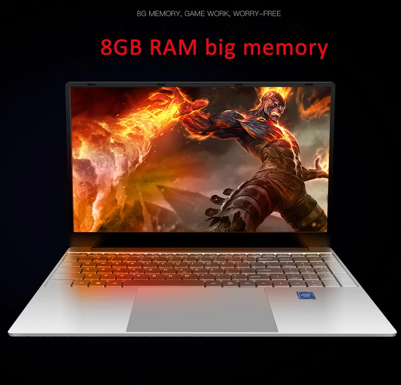 15,6 дюймов 8 ГБ ОЗУ 1 ТБ SSD ноутбук intel Core I3 5-го поколения. 1920*1080 ips HD экран клавиатура с подсветкой игровой ноутбук компьютер