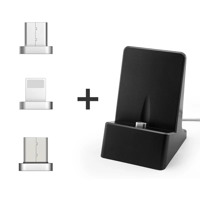 Leebote Магнитная док станция 3 в 1 USB кабель телефон Стенд зарядное устройство