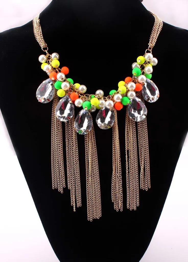 N00127 2013 New Arrival Free Shipping necklaces &amp pendants chain fashion crystal choker statement Necklaces for women jewelry | Украшения