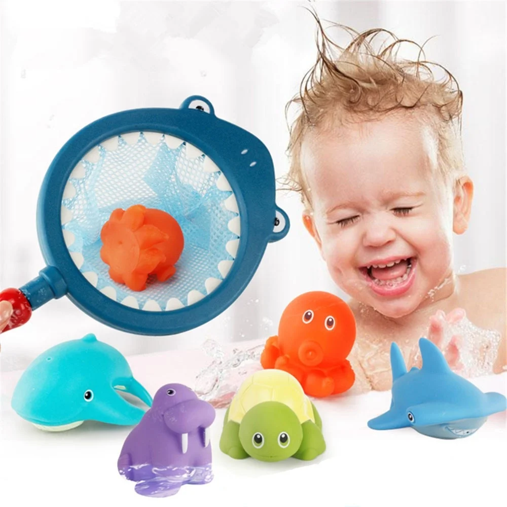 Детская игрушка для рыбалки и ванны игрушки в виде животных ванной комнаты