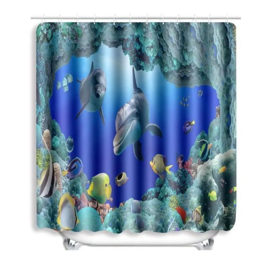 1pc Shower Curtain 4 шт./компл. Черепашки Ниндзя набивным рисунком Ванная комната украшения душ Шторы пьедестал коврик крышки унитаза крышка коврик нескользящий коврик для ванной комнаты Набор - Цвет: 1pc Shower Curtain