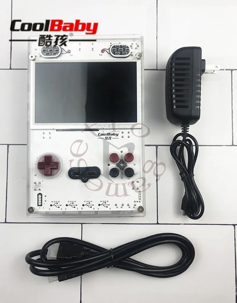 DHL DIY 5 0 дюймовый HD IPS экран ручной игровой плеер с малиновым вычислительным