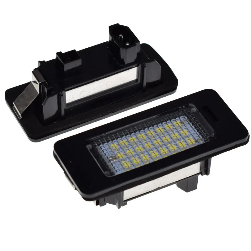 1 пара носков с 24 светодиодный 3528 SMD Подсветка регистрационного номера лампы для