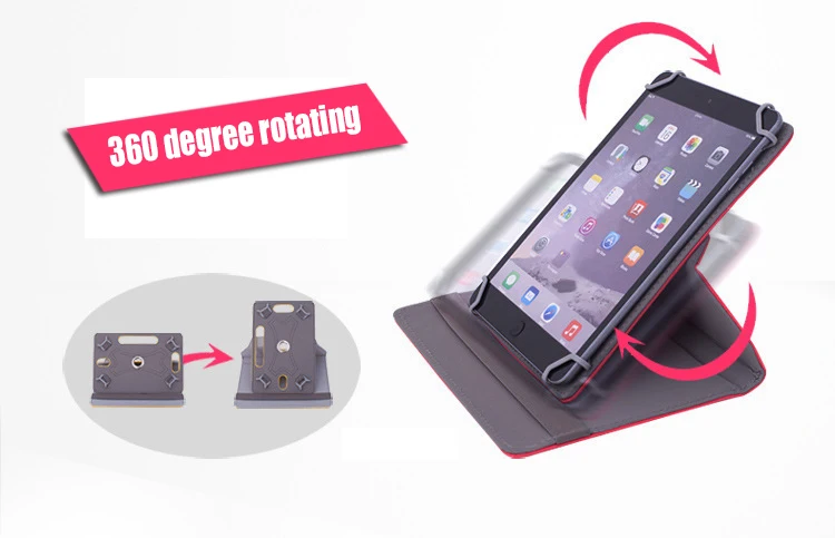 Для ViewSonic Pad Pro Viewpad 80D 8 дюймов 360 градусов вращающийся Универсальный Планшет PU