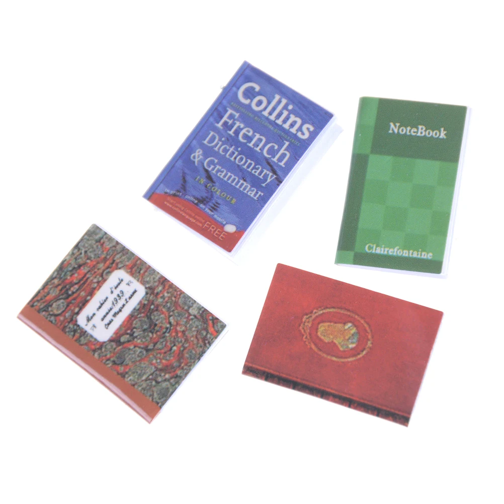 

One Piece 1/12 1/6 Scale Dollhouse Miniature Book Mini Accessories 14mm*15mm