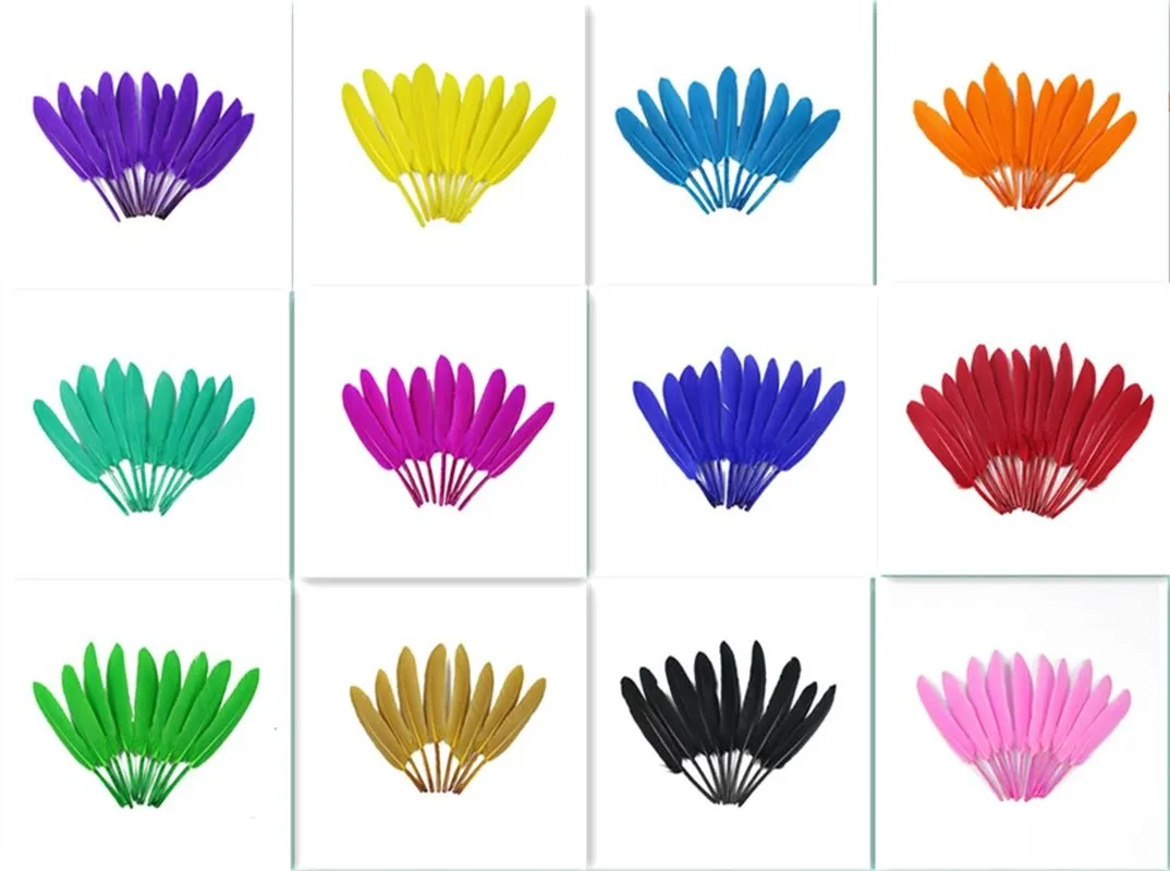 Оптовая продажа аксессуары из натурального утиного пера 20 50 шт. 4 6 дюймов/10 15 см