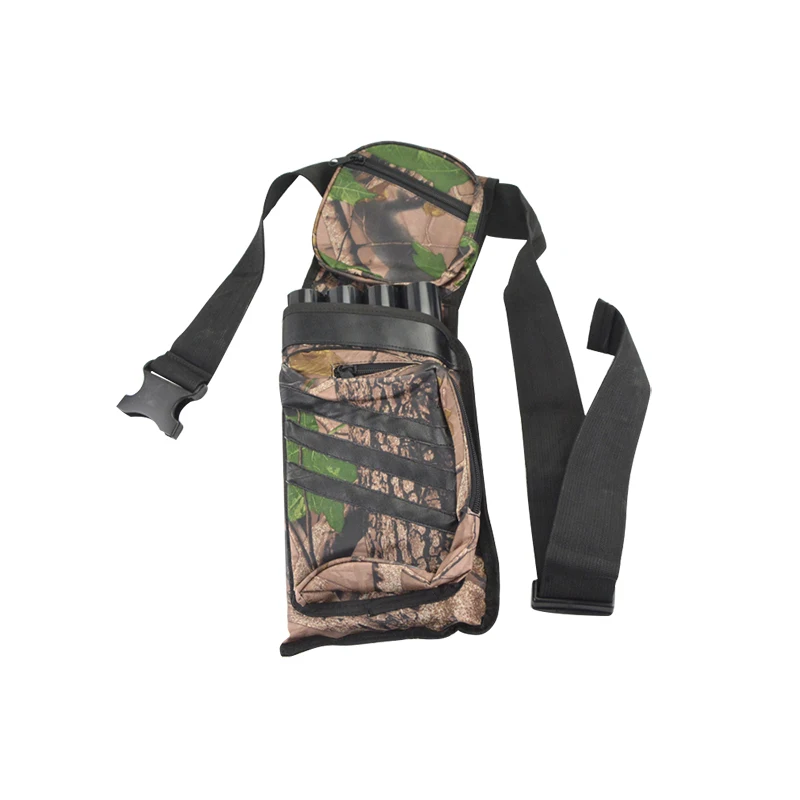 Camo 1 шт. портативный пояс для талии, пояс для стрел, колчан, 4 трубки, сумка для хранения стрел, Охота Спорт, стрельба, тренировка, стрельба из лука, аксессуары - Цвет: Camo