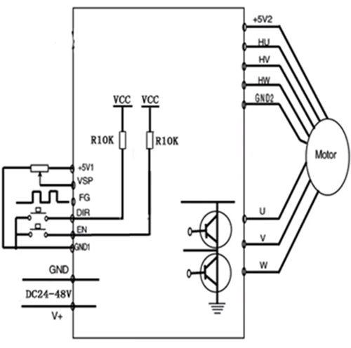 LD-WS4810 DC бесщеточный мотор драйвер шпинделя CNC гравировальный станок