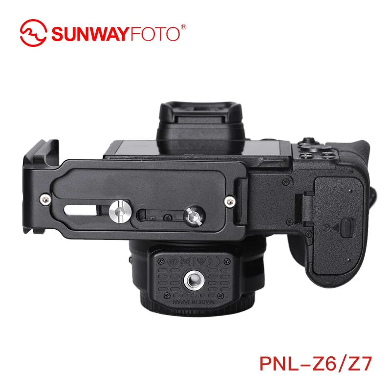 SUNWAYFOTO PNL-Z6 головка штатива быстросъемная пластина для Nikon Z6 Z7 головка штатива l-кронштейн быстросъемная пластина