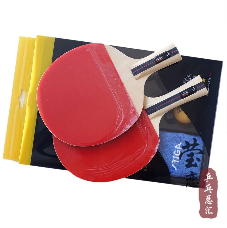 Оригинальный комплект ракеток для настольного тенниса STIGA LOOP 2 звезды всех