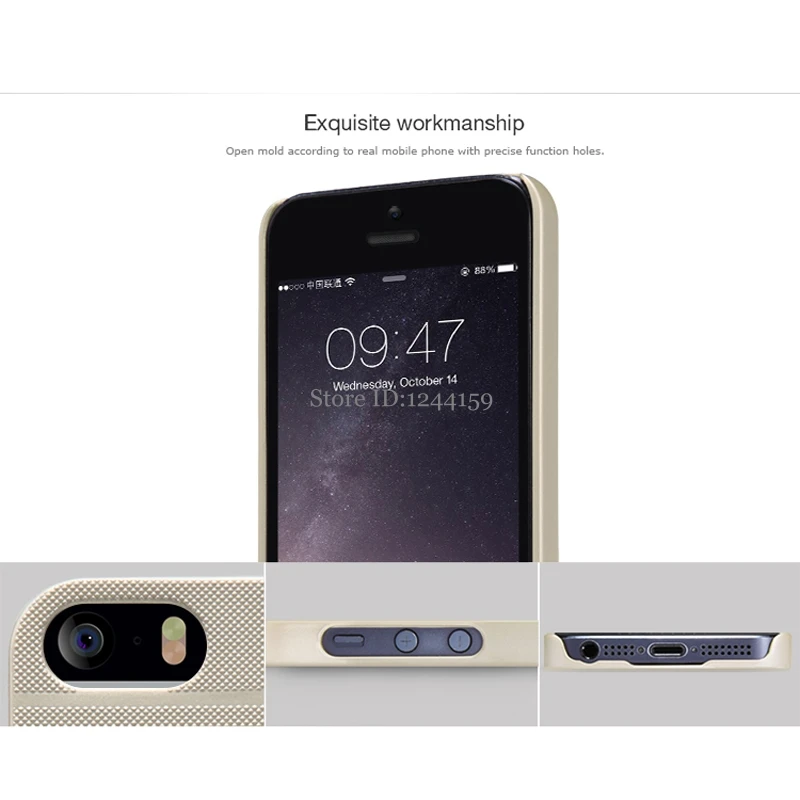 Original Case for iphone 5 5s SE Nillkin frosted cover case hard plastic back iphone5 with gift |