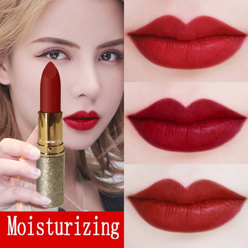 Матовые помады MYG профессиональный макияж стойкий красный телесный бархат