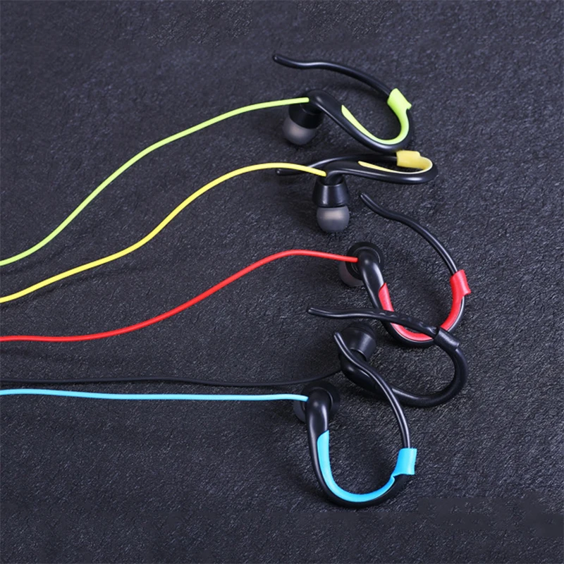 4 1 Bluetooth наушники с микрофоном Sweatproof Тренажерный зал Спорт HIFI беспроводные бас