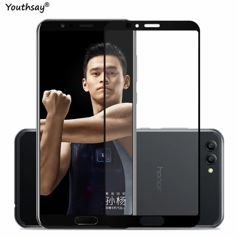 Защитное стекло закаленное для Huawei Honor V10|full coverage|screen protector filmscreen protection film |